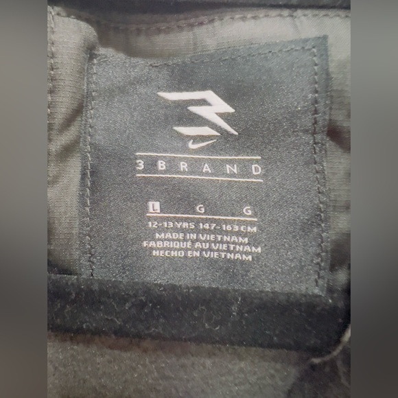 Nike 3BRAND Russell Wilson Arctic Fleece Water Resistant Jacket Boys Size Large - Picture 3 of 4